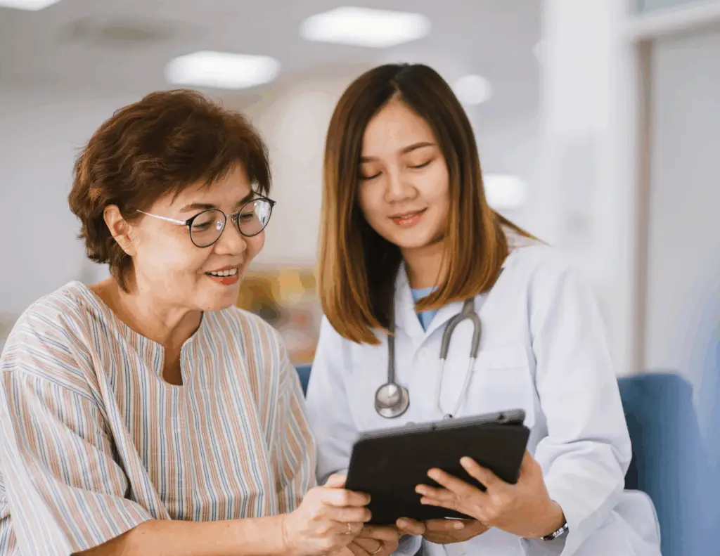 Patient with Doctor